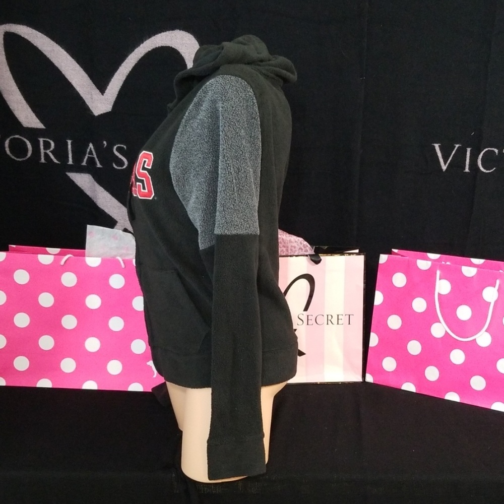 NWT! PINK VS HUSKERS FULL ZIP HOODIE - Picture 3 of 7